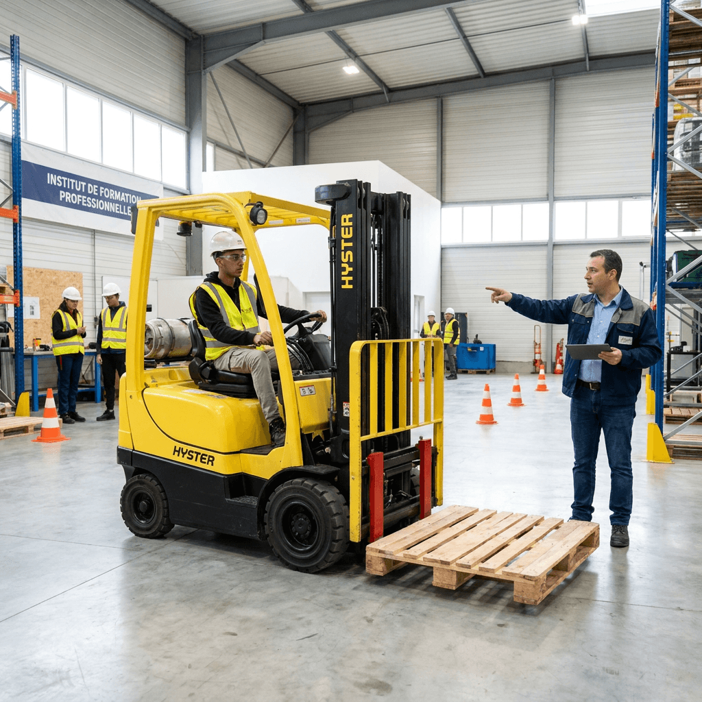 Forklift practice workshop